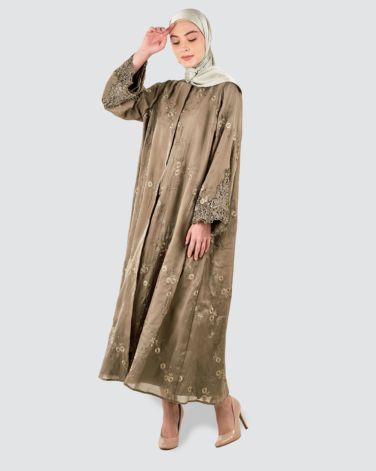 HUSNA ABAYA - WINTER MOSS