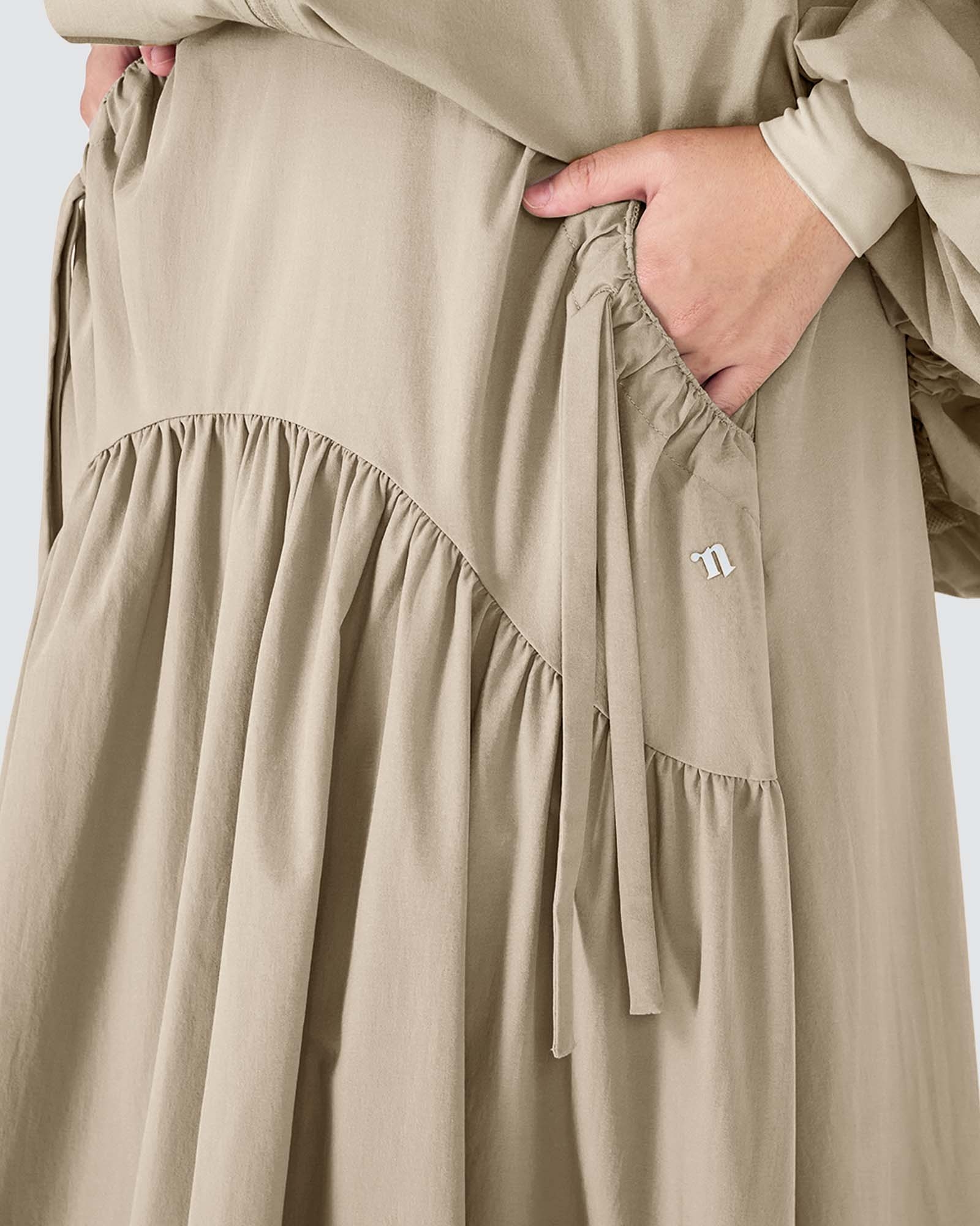 nPOWER GATHERED SKIRT