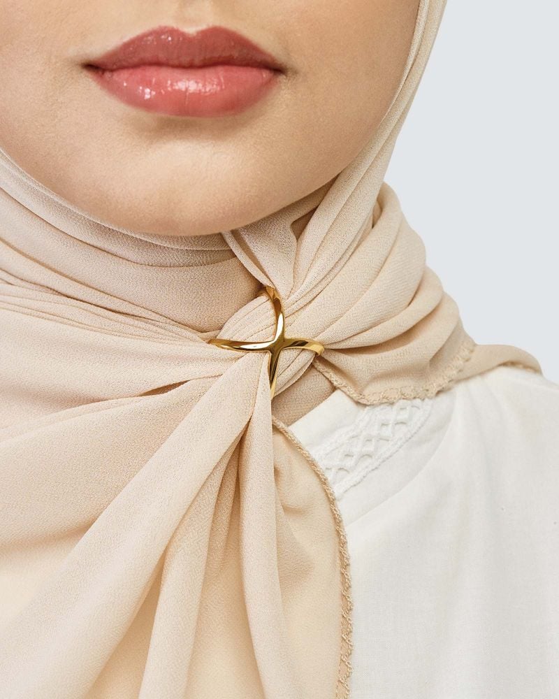DOUBLE LOOP HIJAB RING