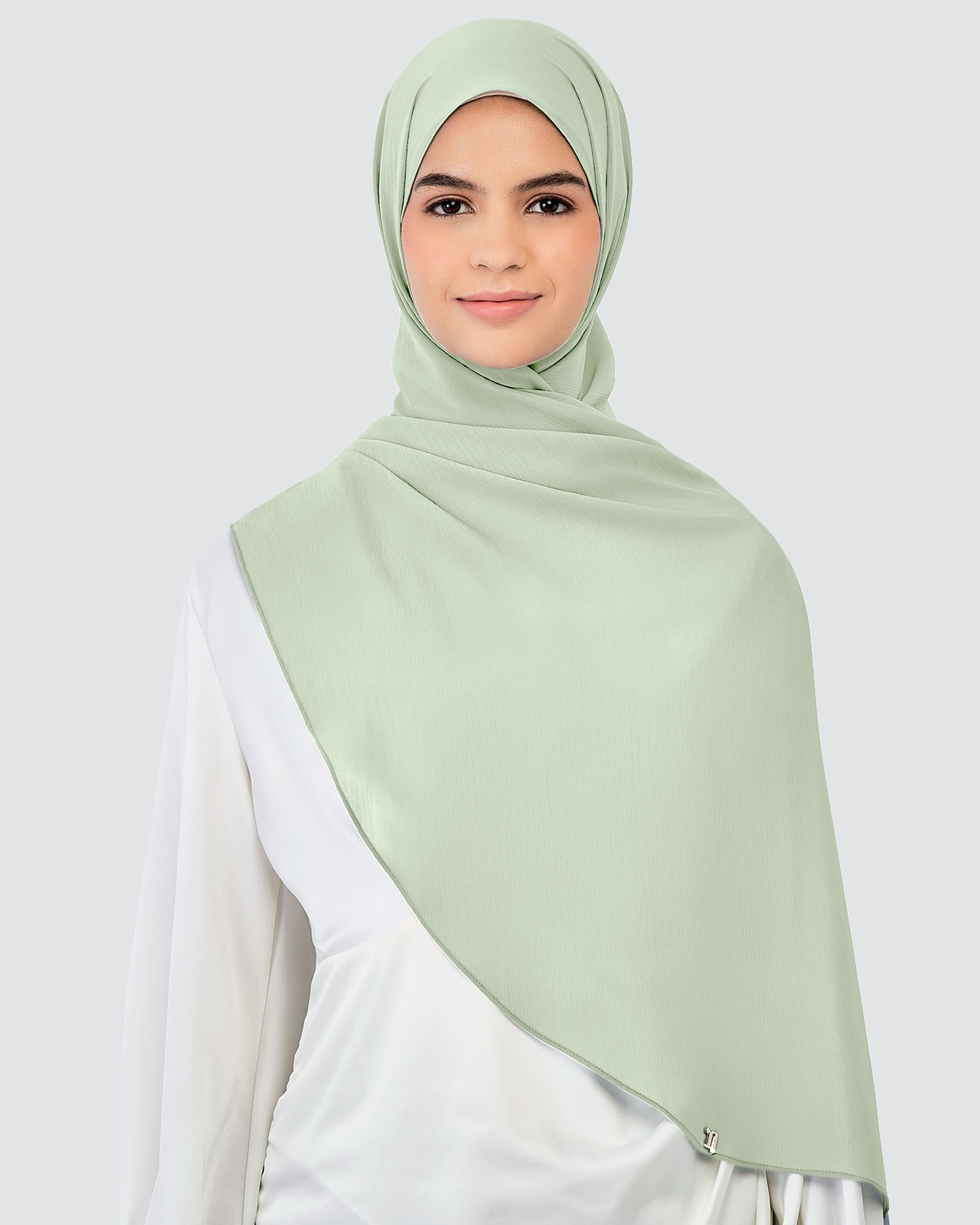 LINIA LINE CHIFFON SHAWL - SEA SALT