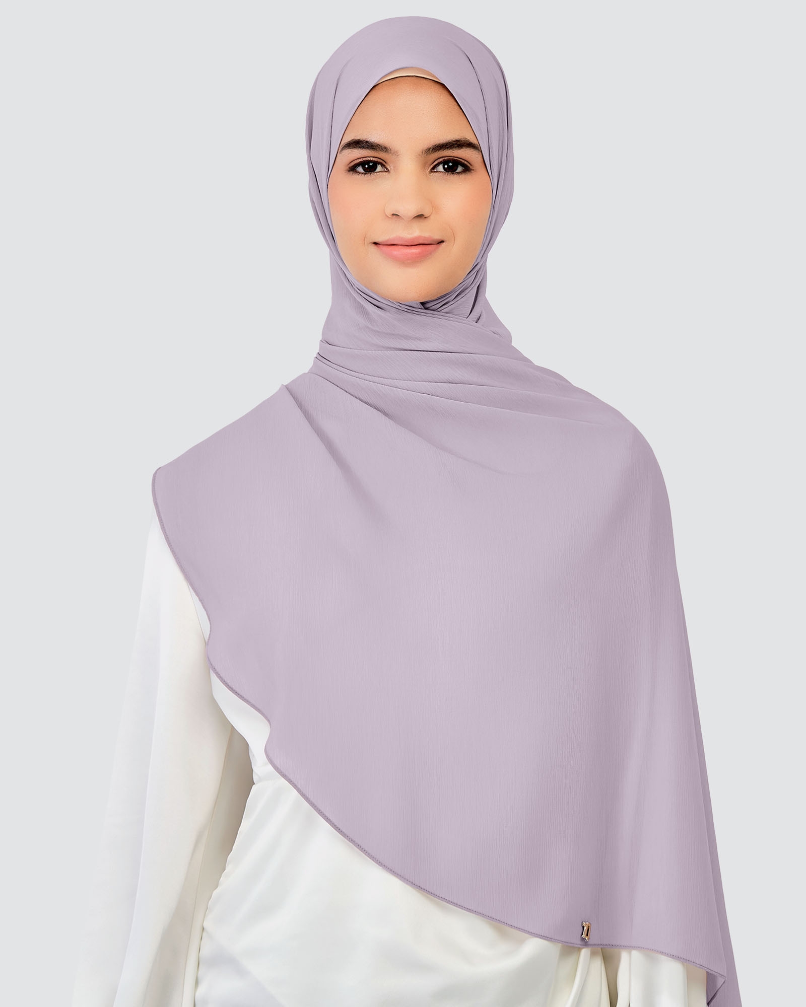 LINIA LINE CHIFFON SHAWL - VIOLET