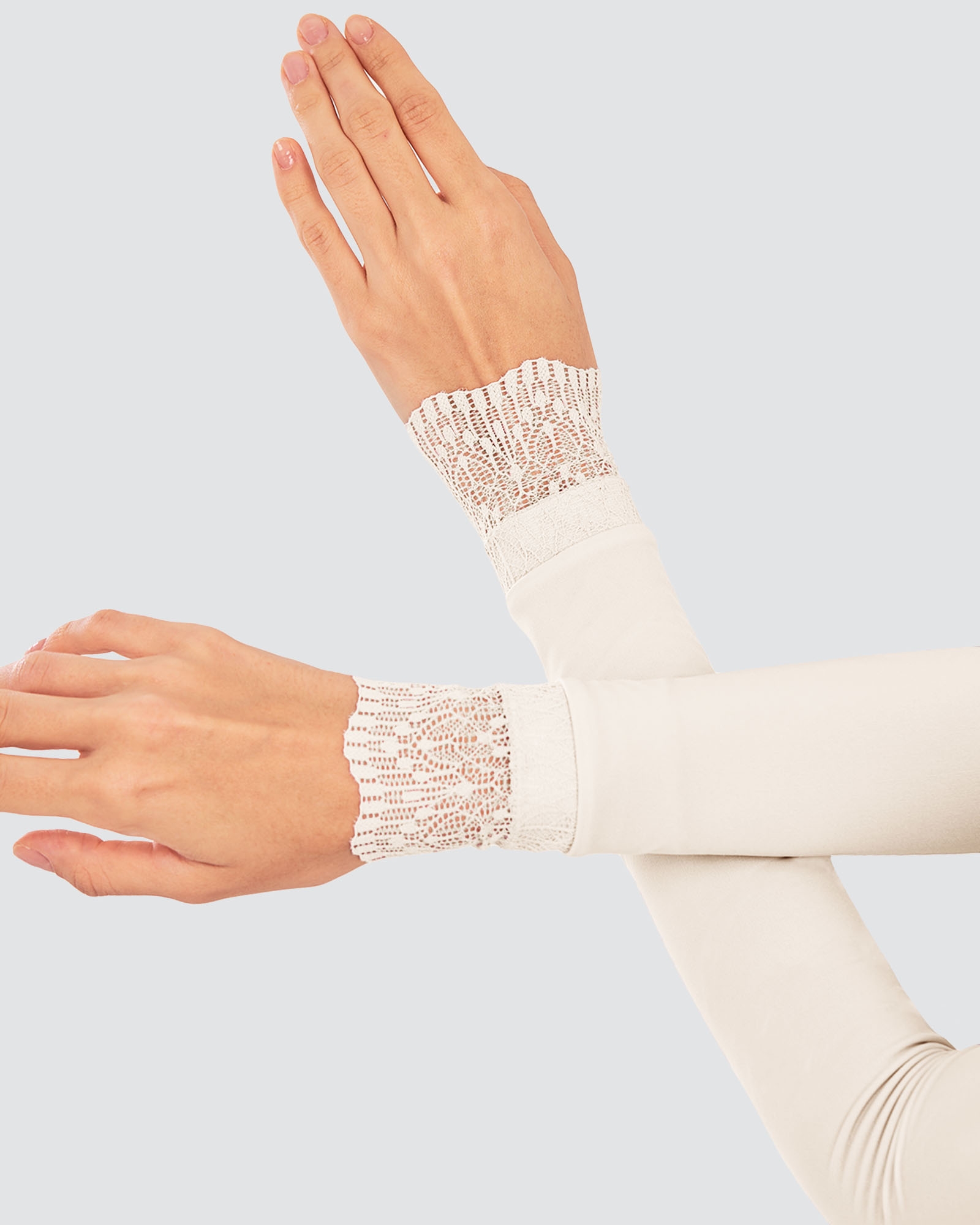 NWEAR ANA LACE HANDSOCKS - IVORY