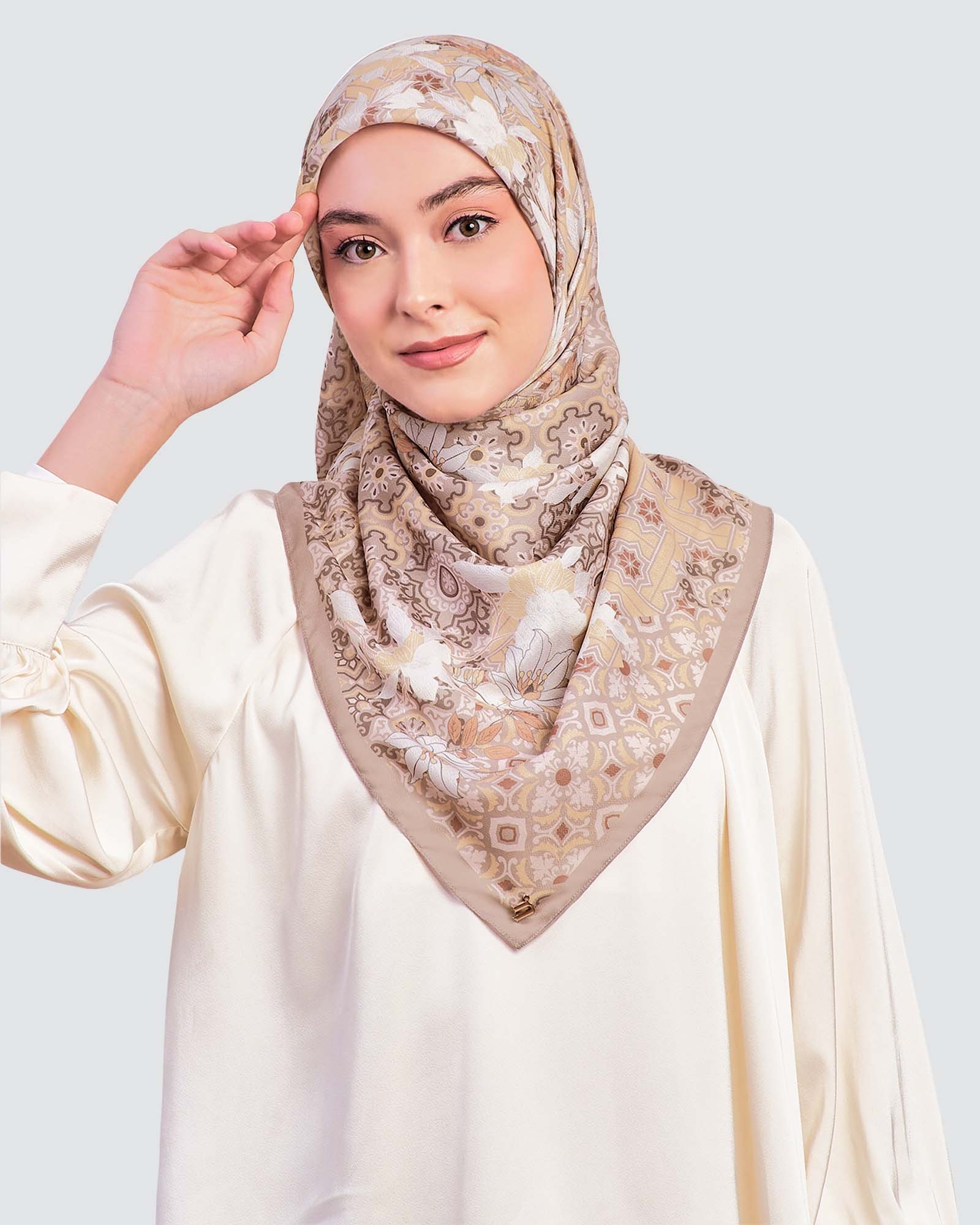 SENI COTTON VOILE SQUARE - CITRA