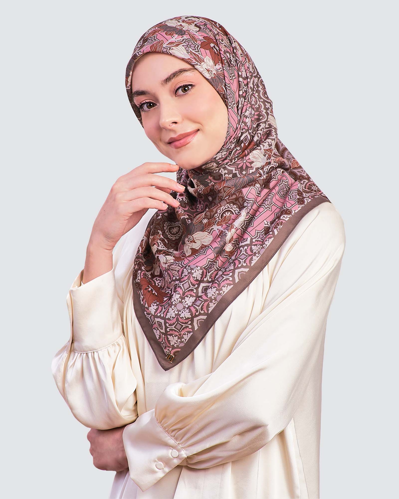 SENI COTTON VOILE SQUARE - KESUMA