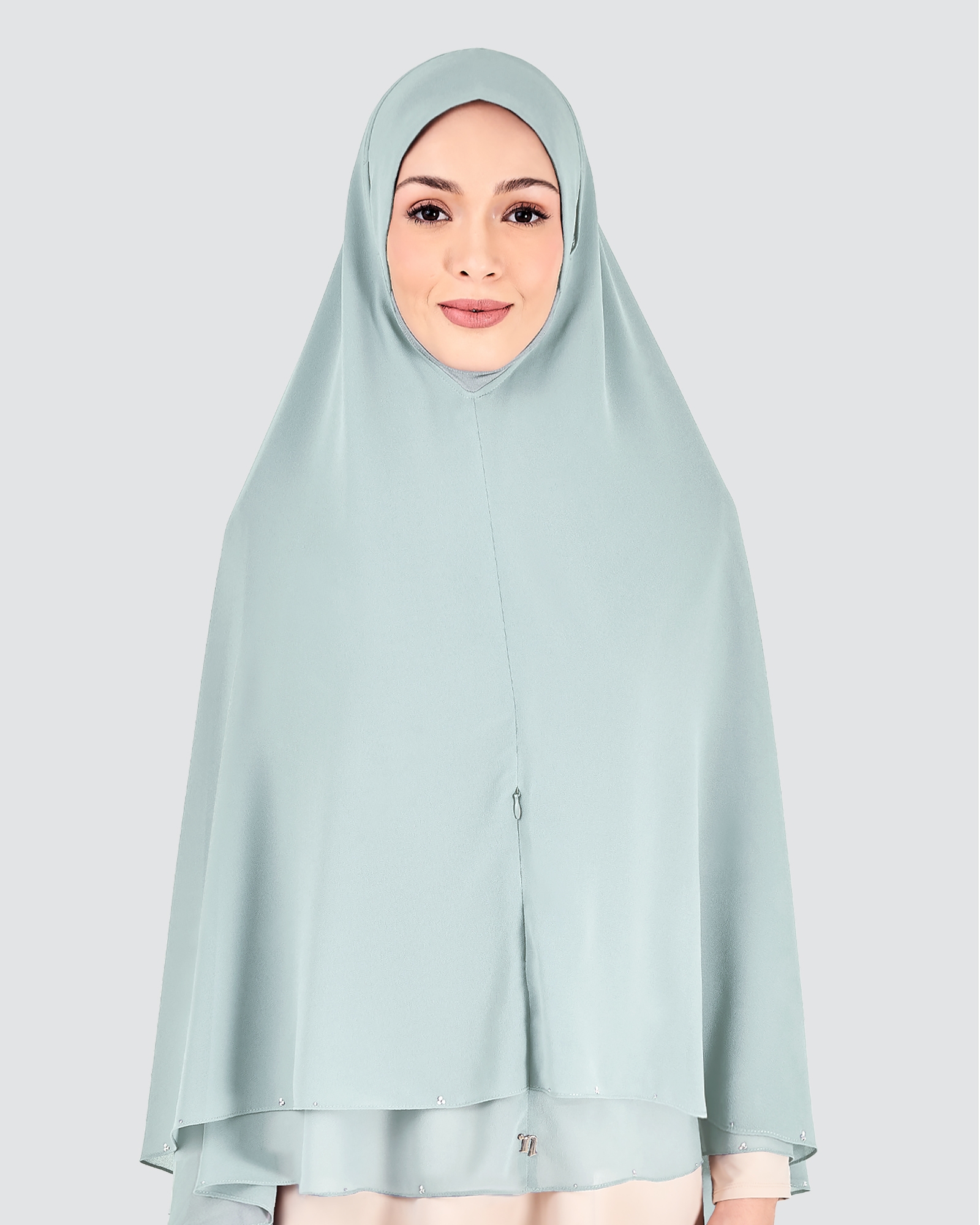 KHAYLA CRYSTAL KHIMAR - MARBLE