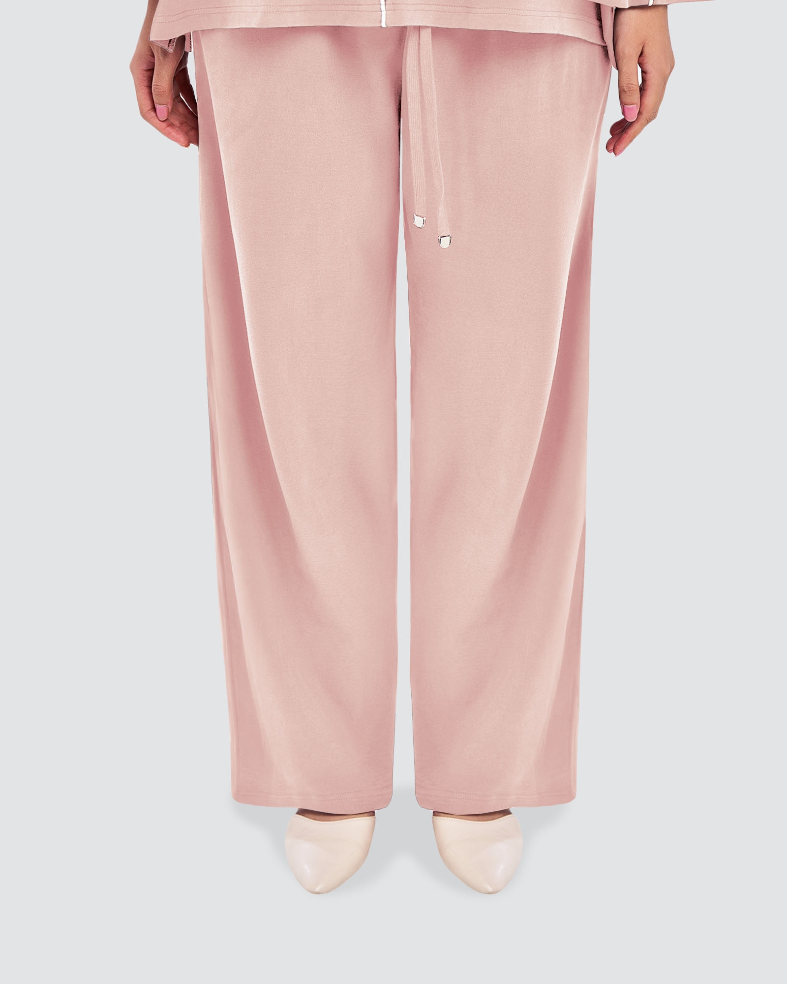 THEA STRAIGHT PANTS - ROSE
