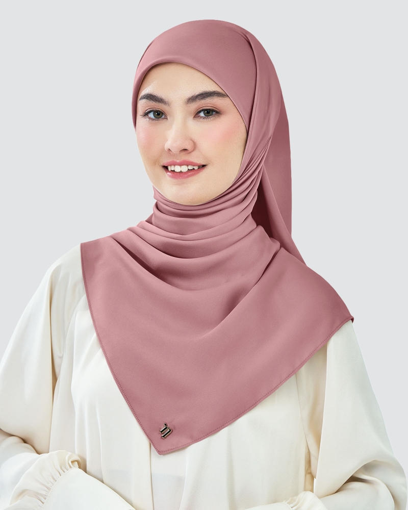 Image of AMAYA SATIN SQUARE - NOSTALGIA ROSE