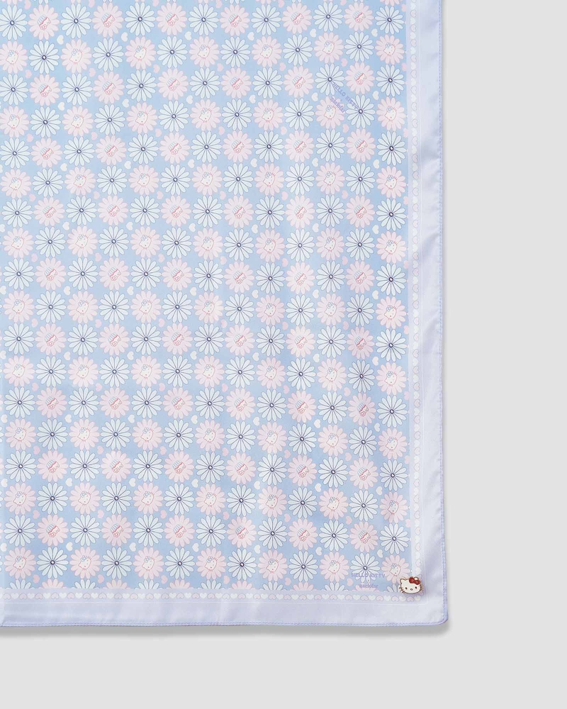 Image of HELLO KITTY X NAELOFAR SHAWL - BLUEBELL