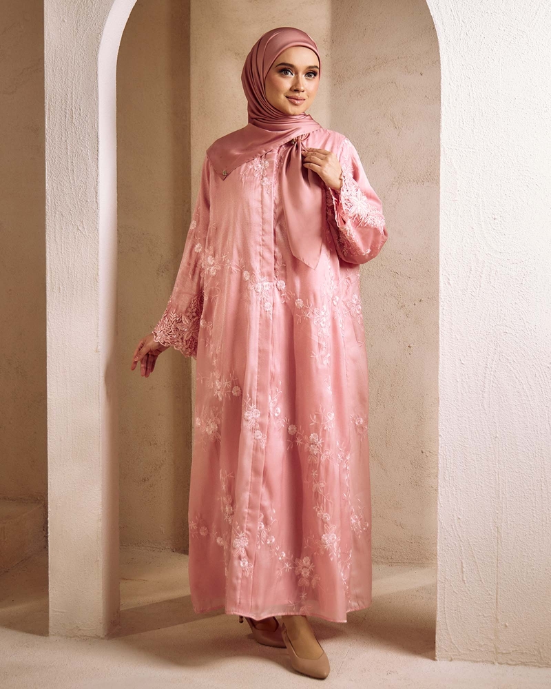 HUSNA ABAYA - ENGLISH ROSE