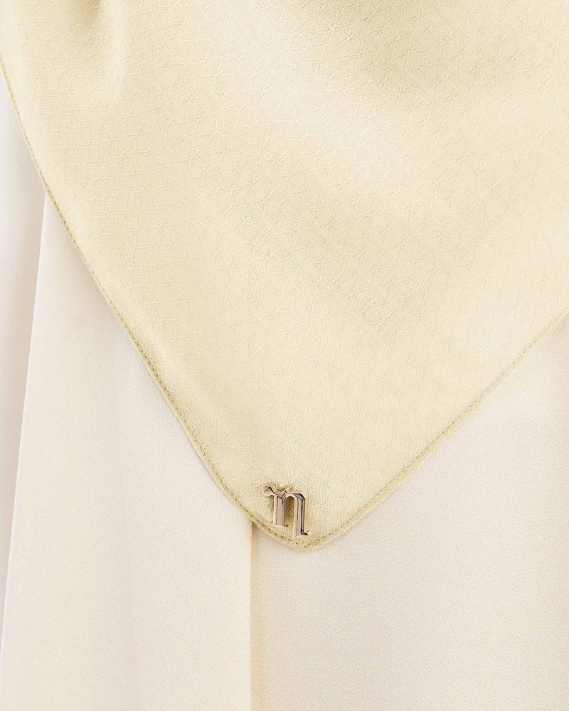 Image of KAPAS COTTON VOILE SQUARE - VANILLA