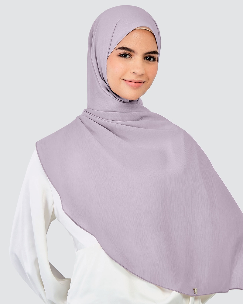 LINIA LINE CHIFFON SHAWL - VIOLET