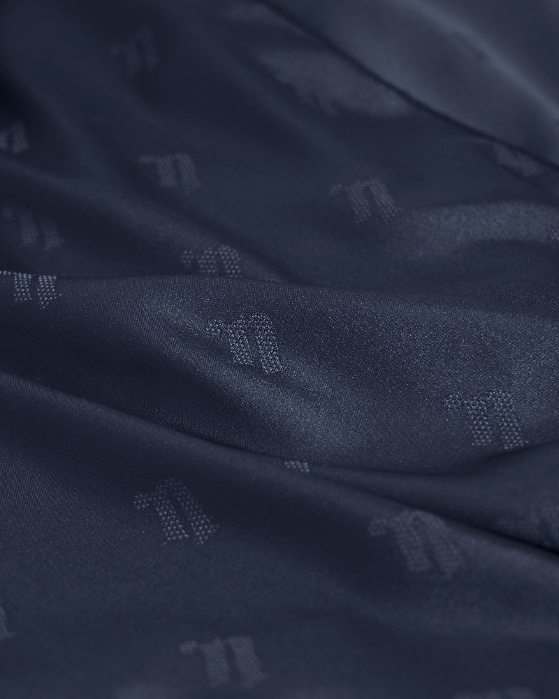 Image of MODA WOVEN SHAWL - NAVY