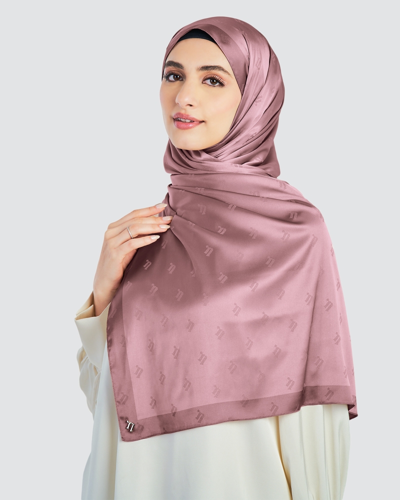 MODA WOVEN SHAWL - ROSE TEA