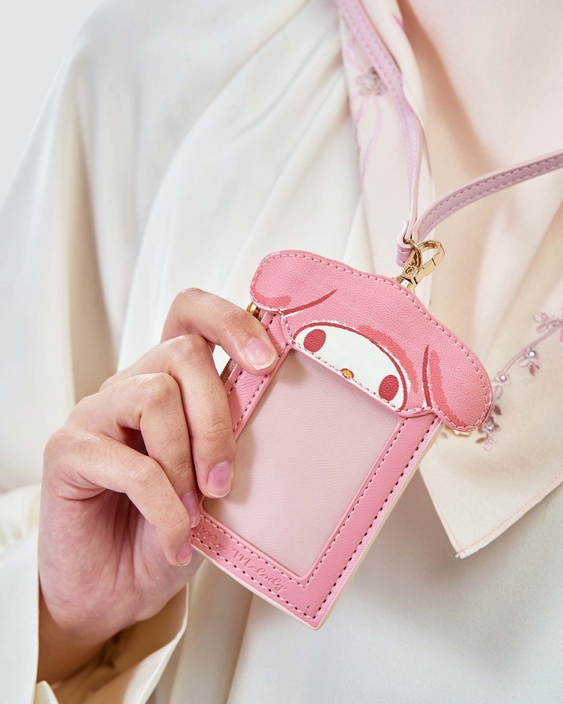 Image of MY MELODY & NAELOFAR ICON LANYARD - MELON BLUSH