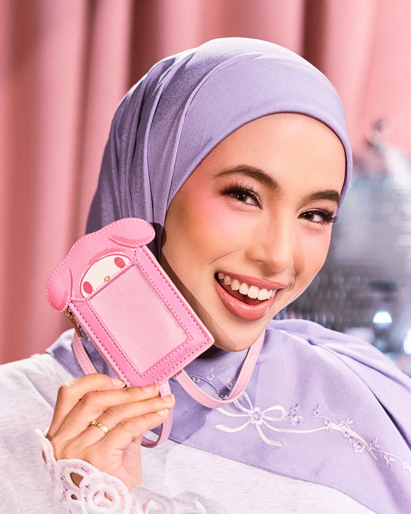 Image of MY MELODY X NAELOFAR ICON LANYARD - MELON BLUSH