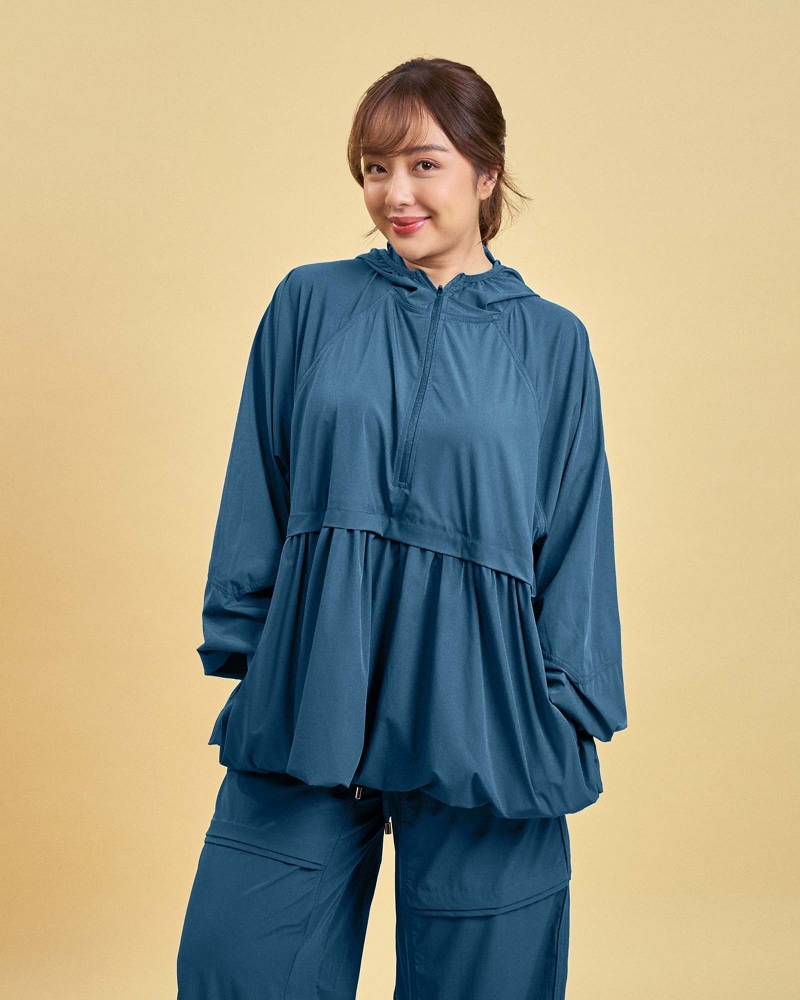 nPOWER BALLOON PARKA - SAPPHIRE