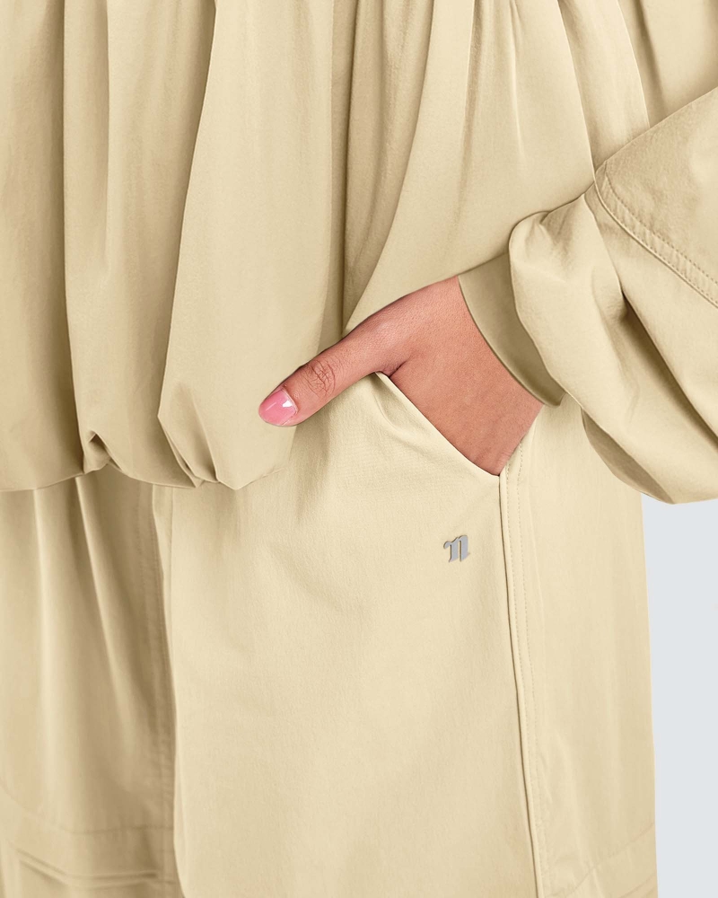 Image of nPOWER DRAWSTRING PANTS - BUTTER