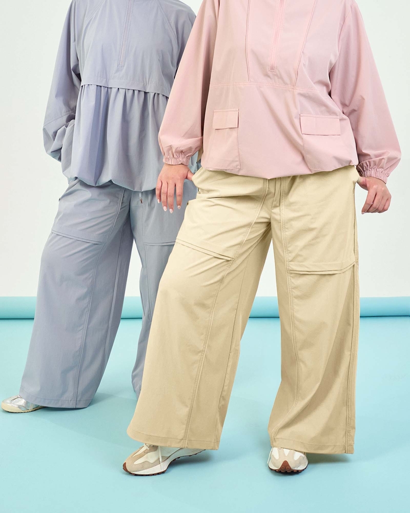 nPOWER DRAWSTRING PANTS - BUTTER