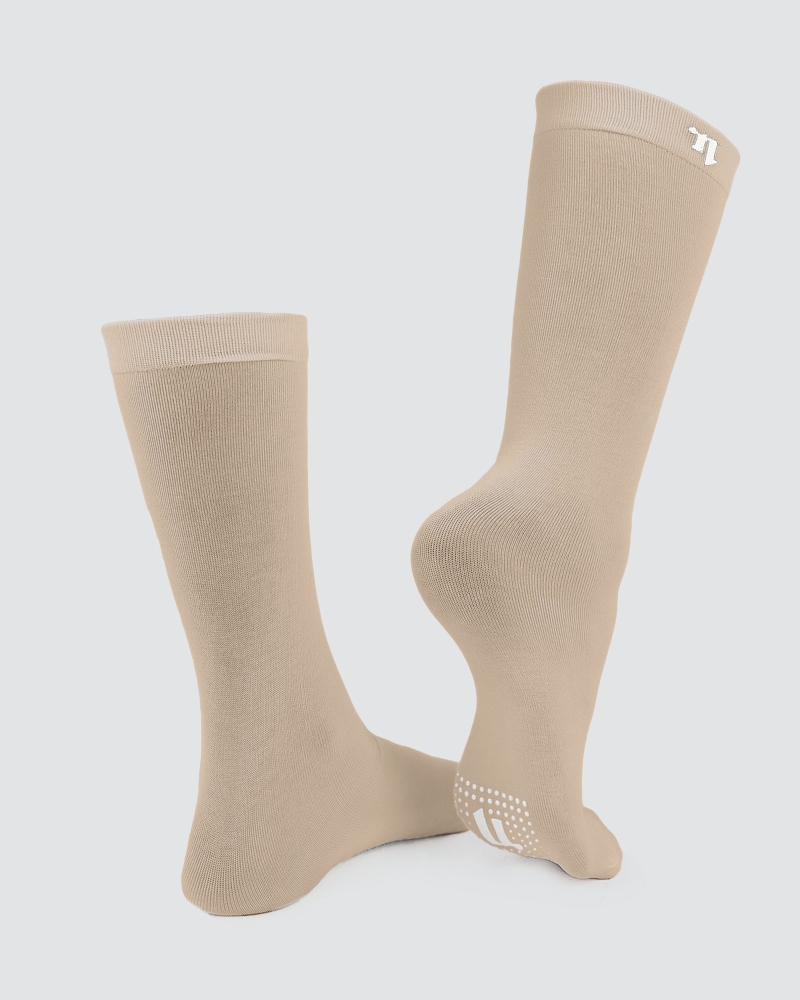 Image of NWEAR ASRAH SOCKS - HAZELNUT