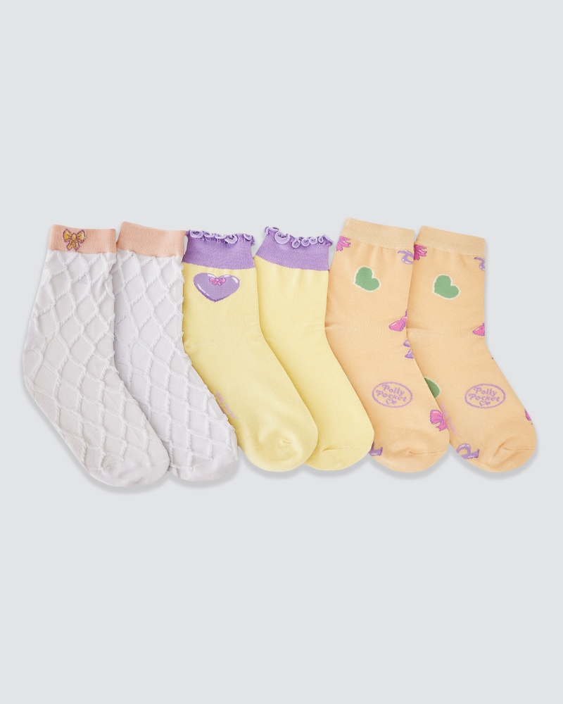 Image of POLLY POCKET X NAELOFAR COSY SOCKS - SUNNY LOCKET