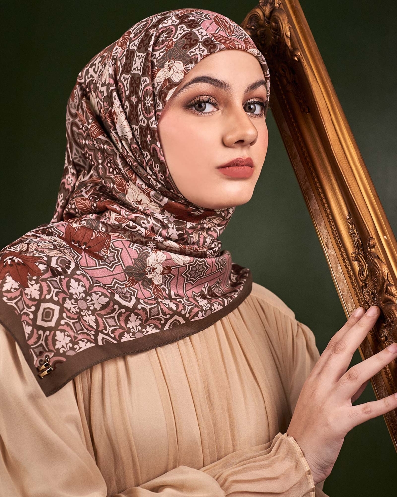 SENI COTTON VOILE SQUARE - KESUMA