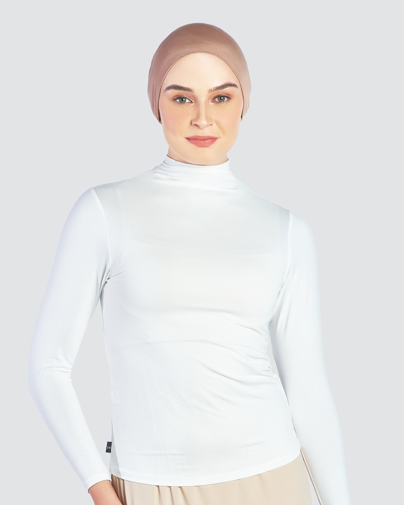 NWEAR LONG SLEEVE TOP - WHITE