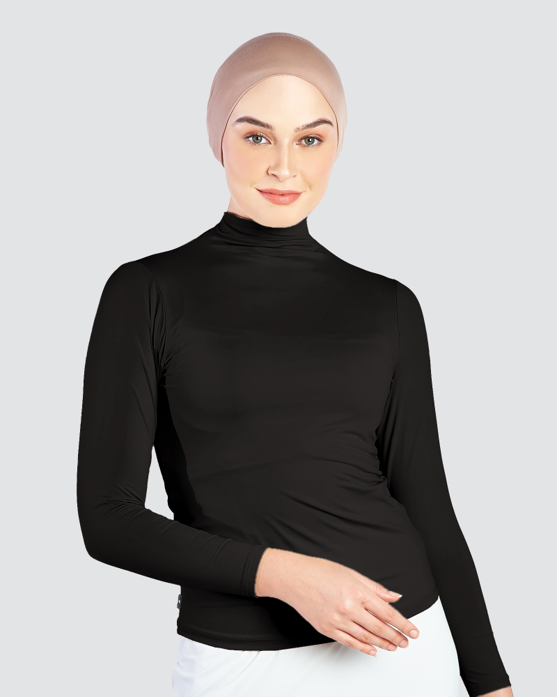 Image of NWEAR LONG SLEEVE TOP - BLACK