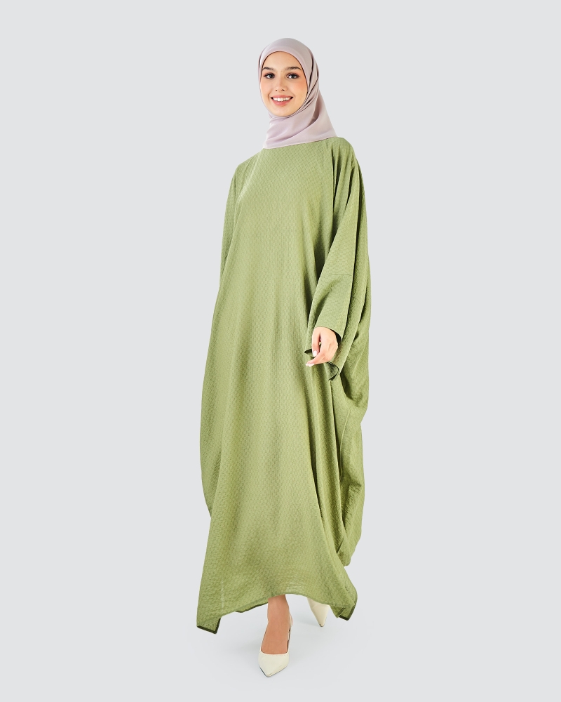 X-PRESS KAFTAN DRESS - BASIL