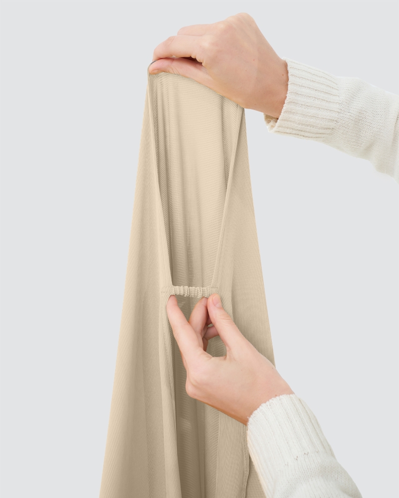 YURI STRETCH KNIT - BISCUIT