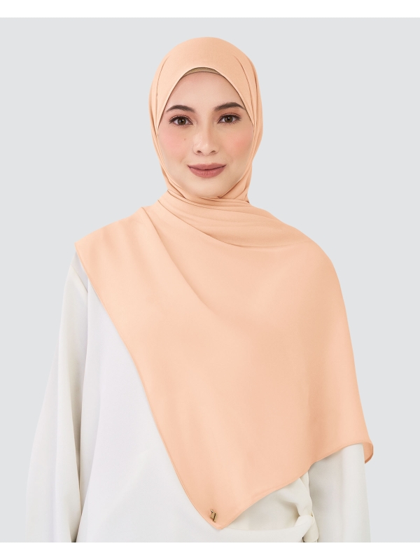 CHIFFON SHAWL - BRIDAL ROSE