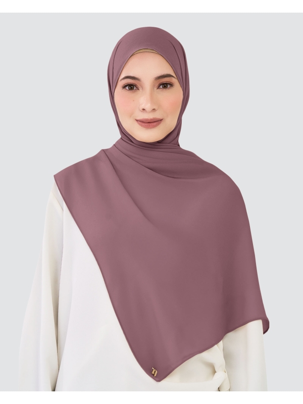 CHIFFON SHAWL - ROSE TAUPE
