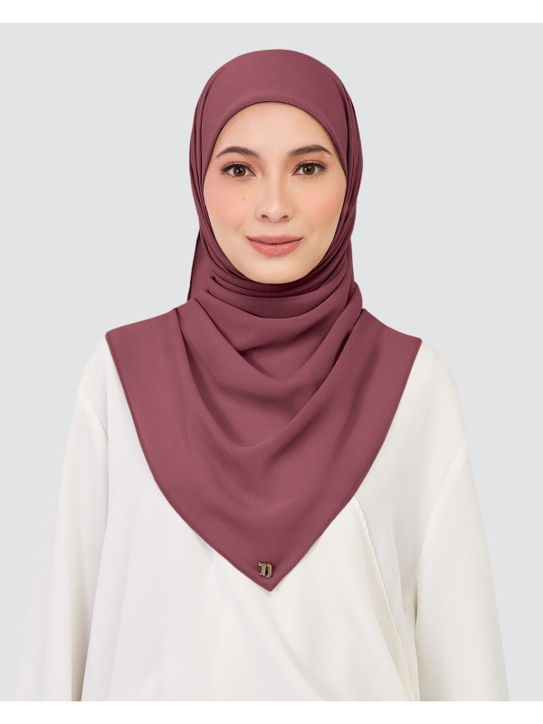 CHIFFON SQUARE - MAROON