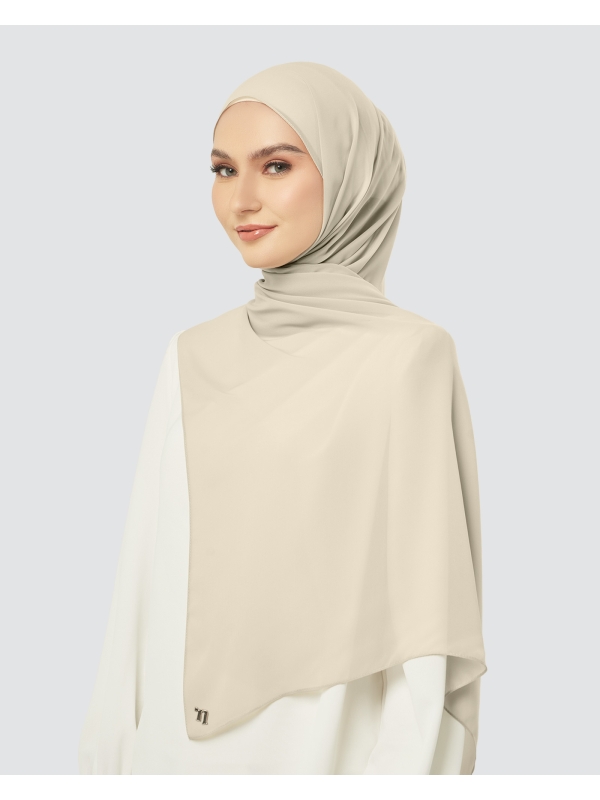 CLOUD CHIFFON SHAWL - MOONSTONE