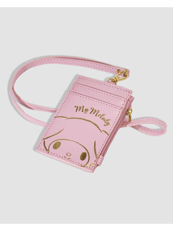 MY MELODY & NAELOFAR EMBOSSED LANYARD - CANDY