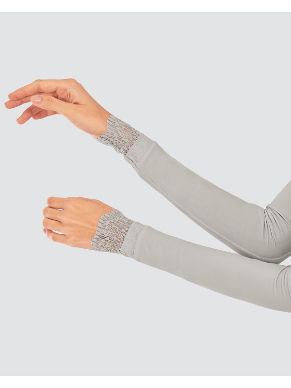 NWEAR ANA LACE HANDSOCKS - ASH GREY