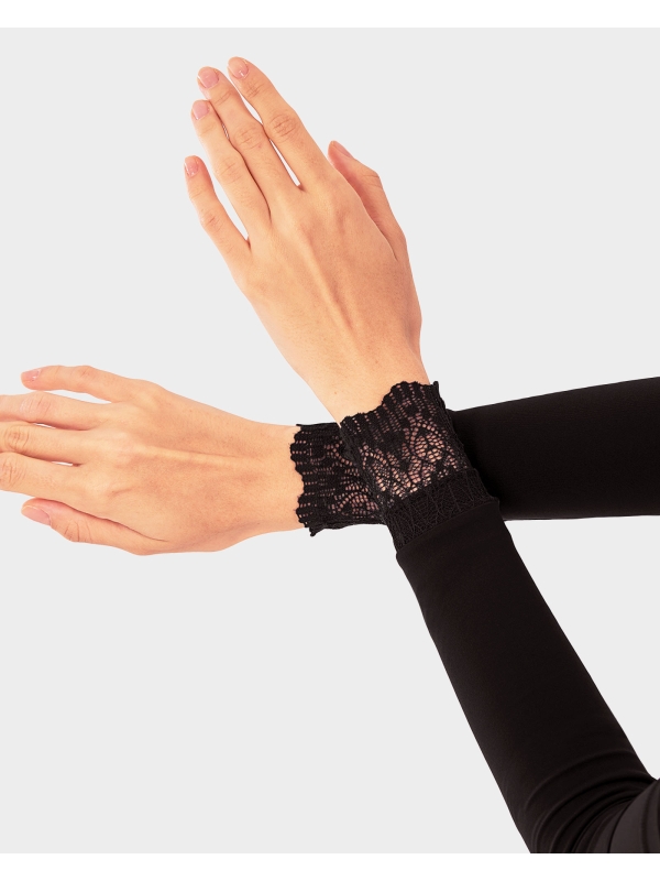 NWEAR ANA LACE HANDSOCKS - BLACK