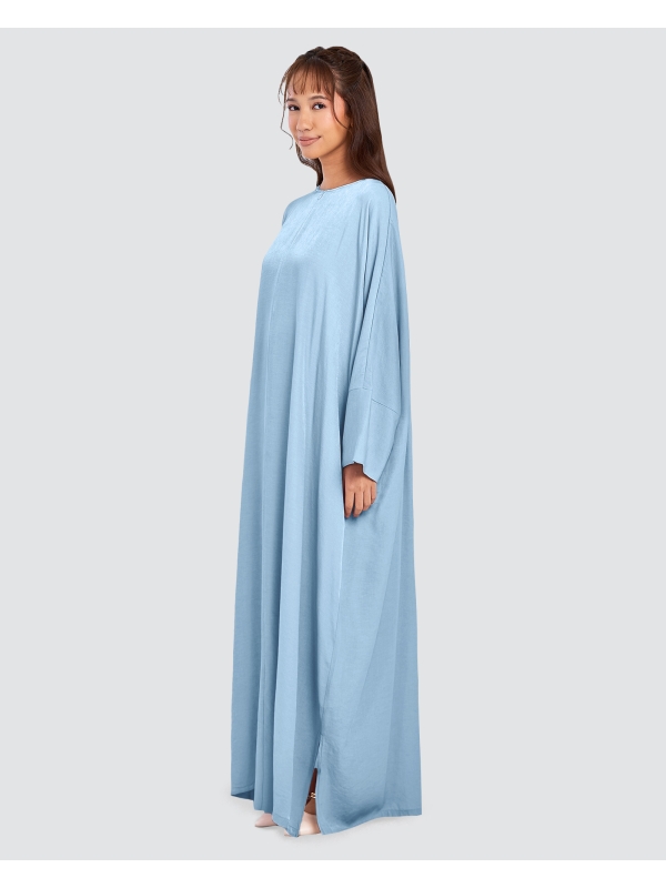 Image of X-PRESS OVERSIZED DRESS - LIGHT BLUE