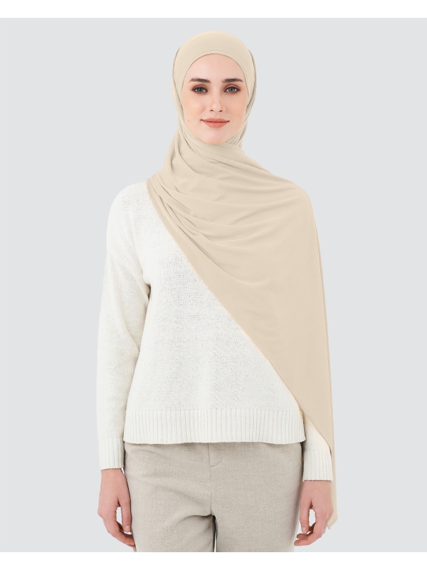 YURI STRETCH KNIT - BISCUIT