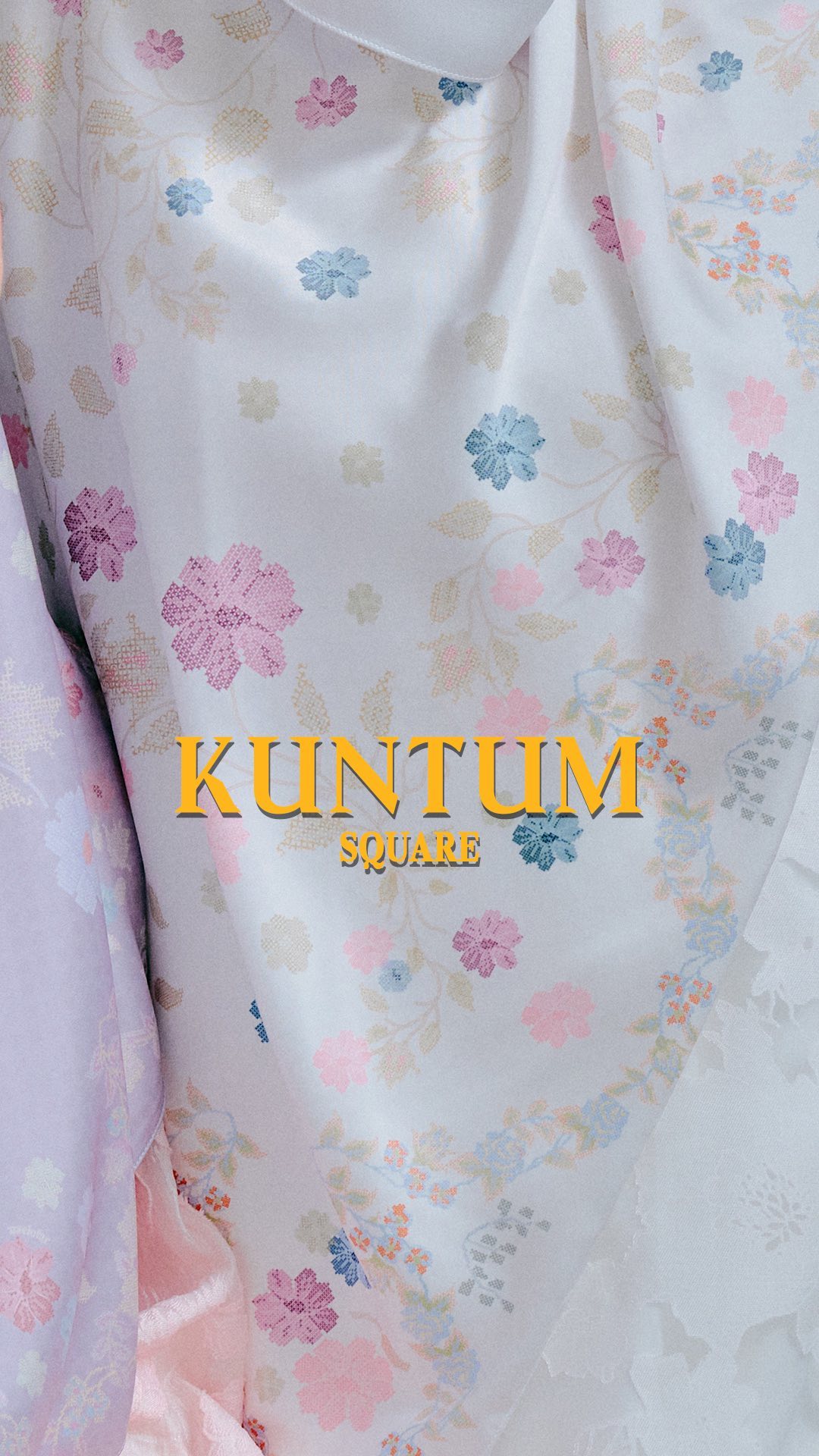 Introducing Kuntum Square – Inspired by the gentle blooms of linum lewisii, this scarf boasts intricate cross-stitch detailing reminiscent of counted-thread embroidery. Each stitch is a masterpiece, seamlessly blending tradition with modernity. Crafted from micro satin, this lightweight luxury piece enhances every movement with its smooth, shiny texture. Perfect for Raya ensembles or casual days! #GenerasiNaelofar #NaelofarRaya #RayaCollection